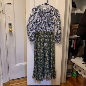 Floral Printed Midi Dress - Never Worn
